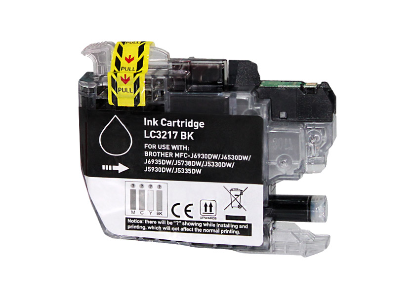 Cartouche compatible avec Brother LC3217 noir