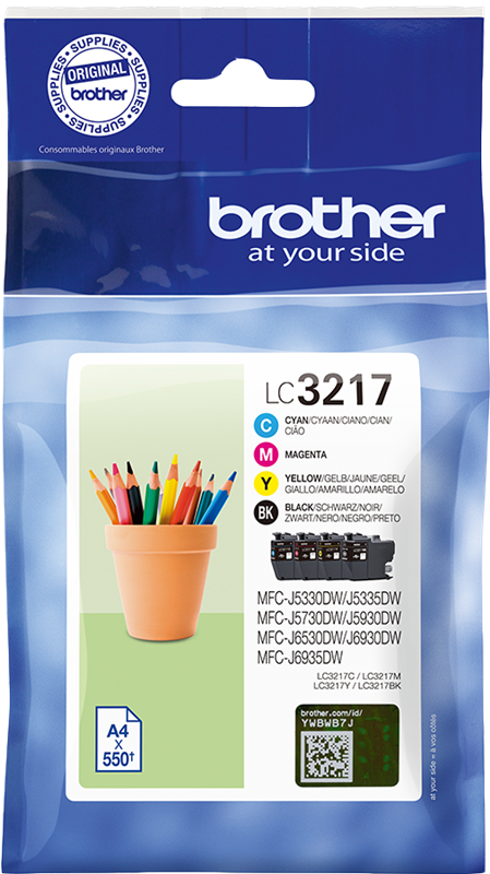 Brother Pack LC-3217 4 cartouches