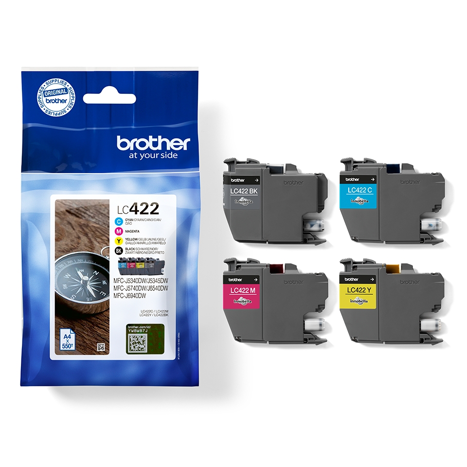 LC422XL LC422 Cartouche d'encre Compatible pour Cartouche Brother