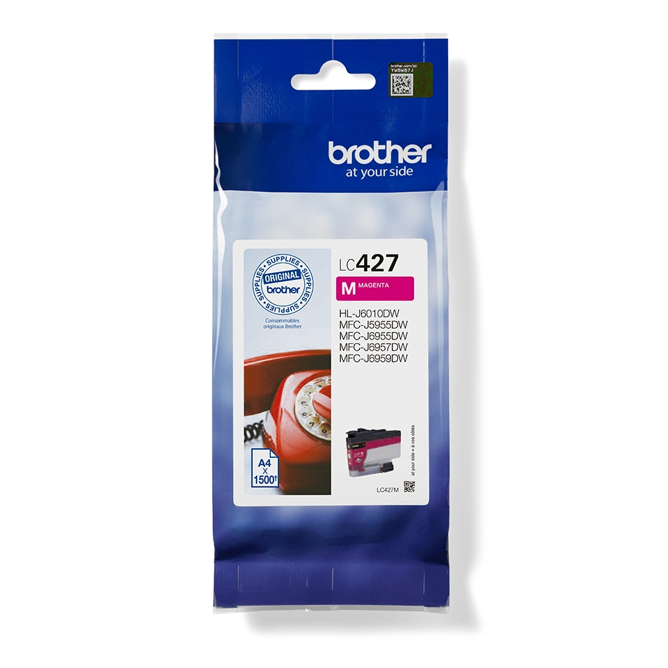 ✓ Brother LC427M Magenta Cartouche d'encre LC-427M couleur magenta en stock  - 123CONSOMMABLES