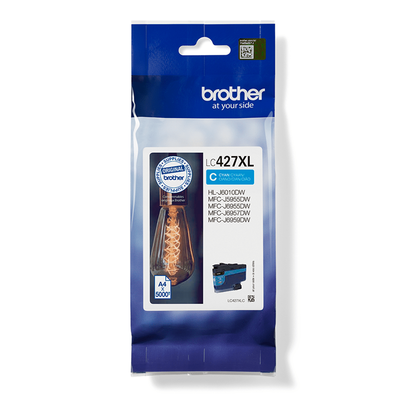 Brother LC427XLC Cyan Cartouche d'encre LC-427XLC