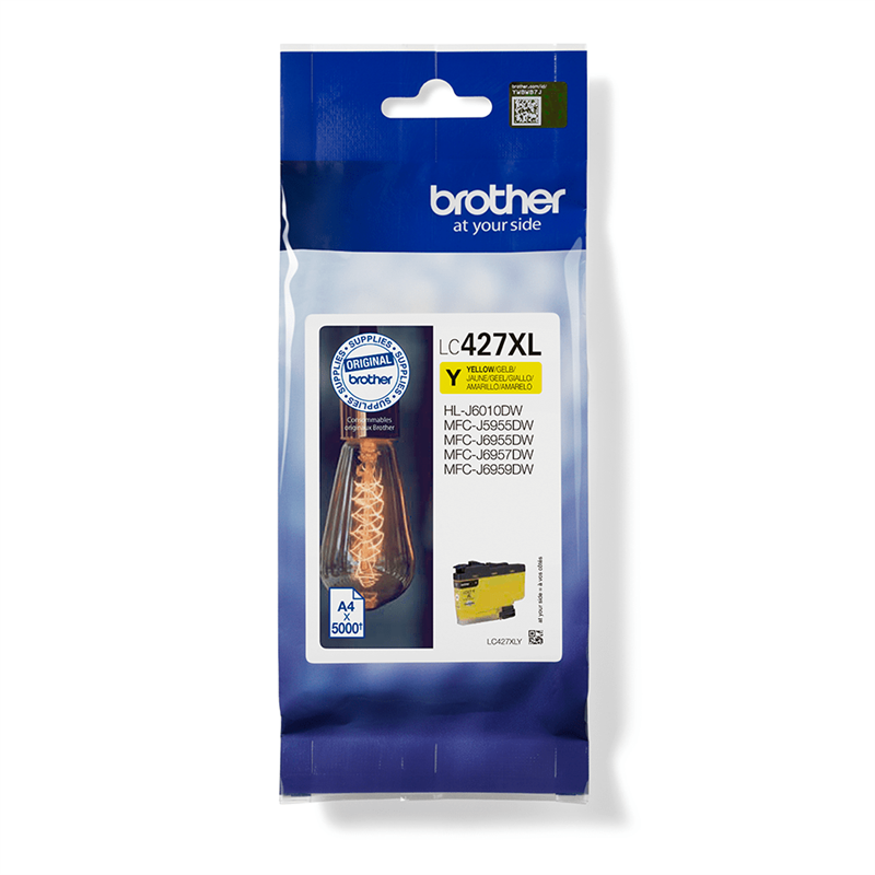 Brother LC427XLY Jaune Cartouche d'encre LC-427XLY