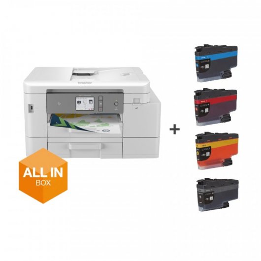 Brother MFC-J4540DWXL Imprimante Multifonction Couleur Duplex Fax WiFi 35ppm + Cartouches LC426XL