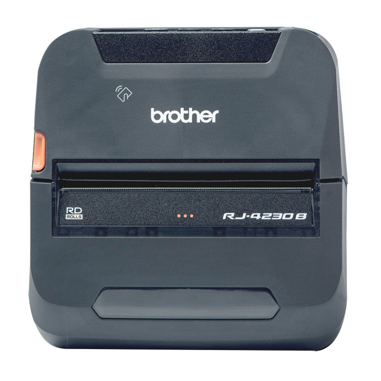 Brother RJ-4230B Imprimante thermique portable d'étiquettes et de reçus Bluetooth, USB - Résolution 203 dpi - Vitesse 127 mm - Couleur noire