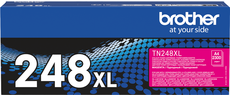 ✓ Brother Toner TN-248XLM Magenta couleur magenta en stock - 123CONSOMMABLES