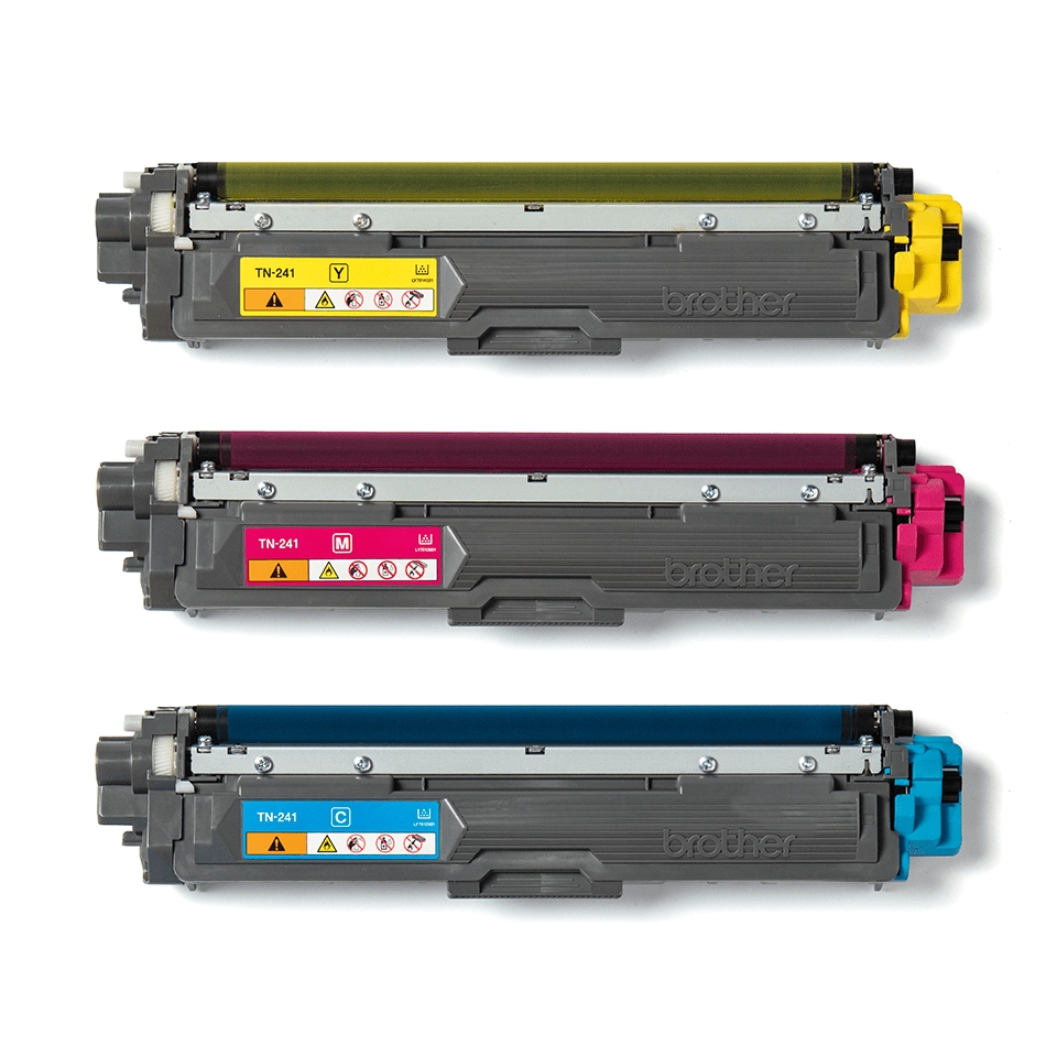 Brother Lot de 3 toners TN241 - (Cyan, Magenta, Jaune)