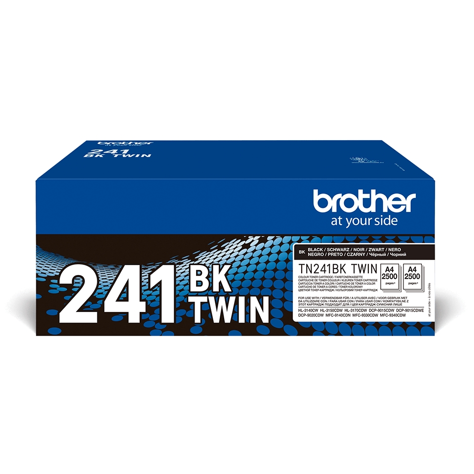 Brother TN241 Lot de 2 toners - TN241BKTWIN - noir