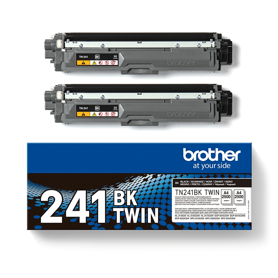 Brother TN241 Lot de 2 toners - TN241BKTWIN - noir