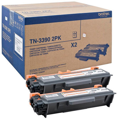 Brother Toner TN-3390TWIN Multipack Noir