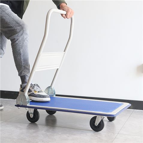 Brouette Métallique Pliante Blim - Plateforme 870x610x910mm - Poids Max. 300 kg