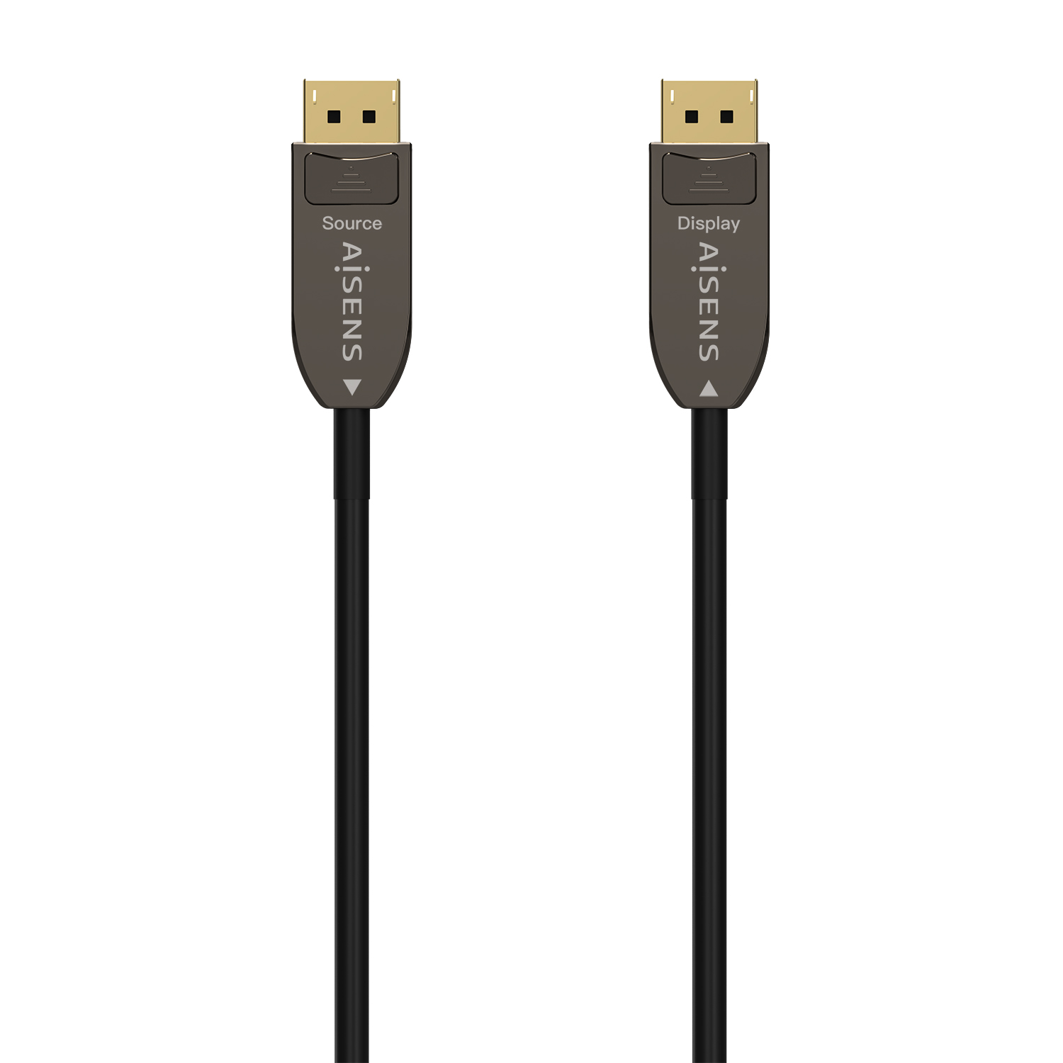 Câble Aisens DisplayPort AOC V1.4 8K@60HZ 4K@120Hz 4:4:4 32.4GBPS - DP/M-DP/M - 10M - Couleur Noir