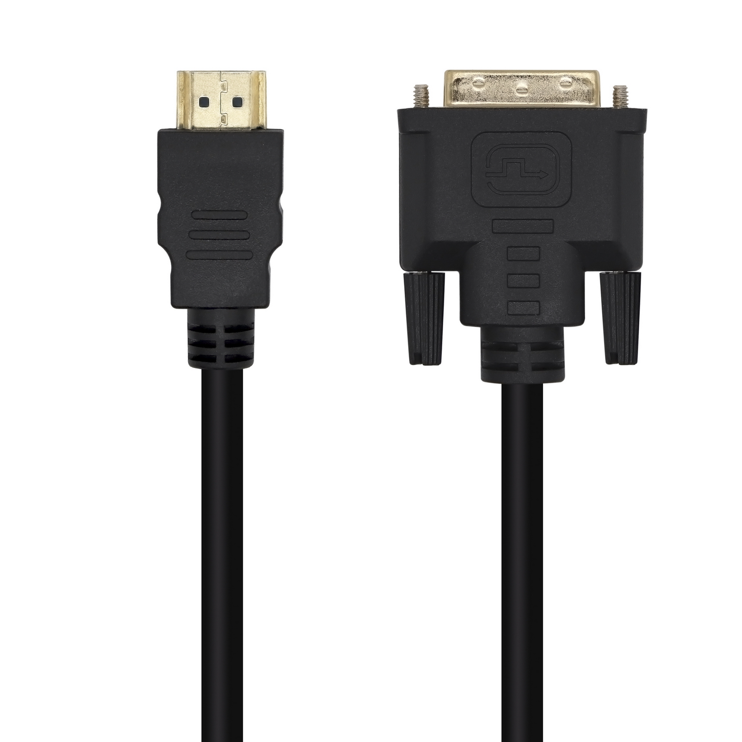 Câble Aisens DVI vers HDMI - DVI18+1/Male-HDMI A Male - 3.0m - Couleur Noir