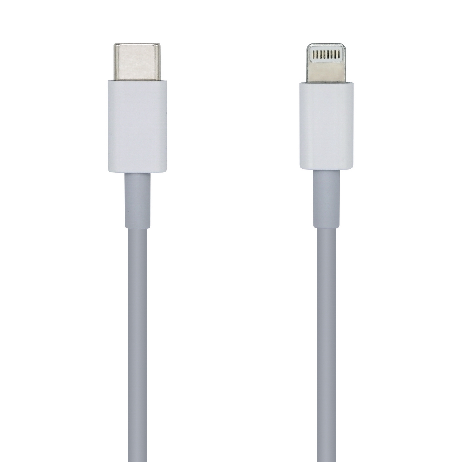 Câble Aisens Lightning vers USB-C USB 2.0 - Lightning/M-USB-C/M - 1.0m - Couleur Blanc