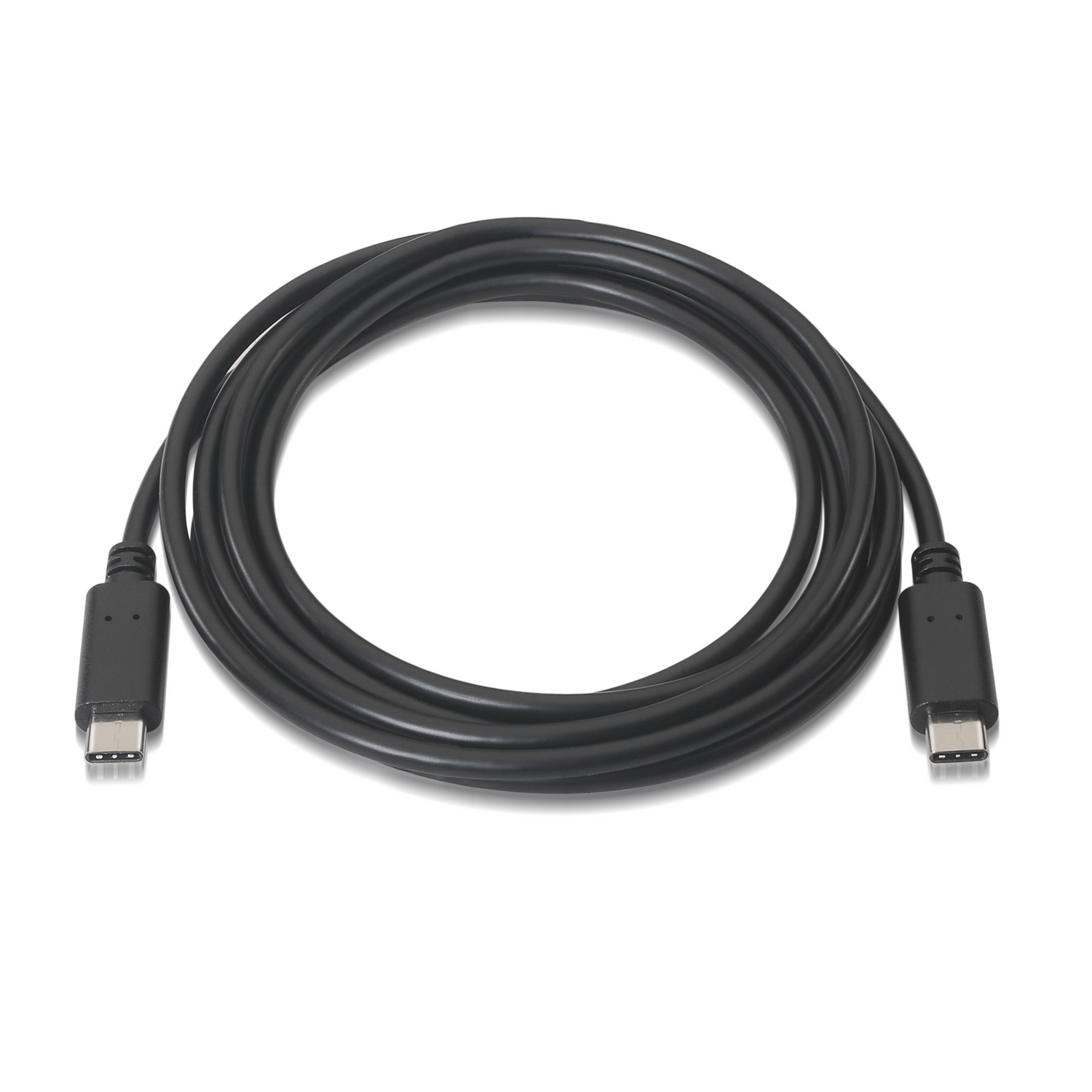 Câble Aisens USB 2.0 3A - Type USB-C/M-USB-C/M - 0.5m - Couleur Noir