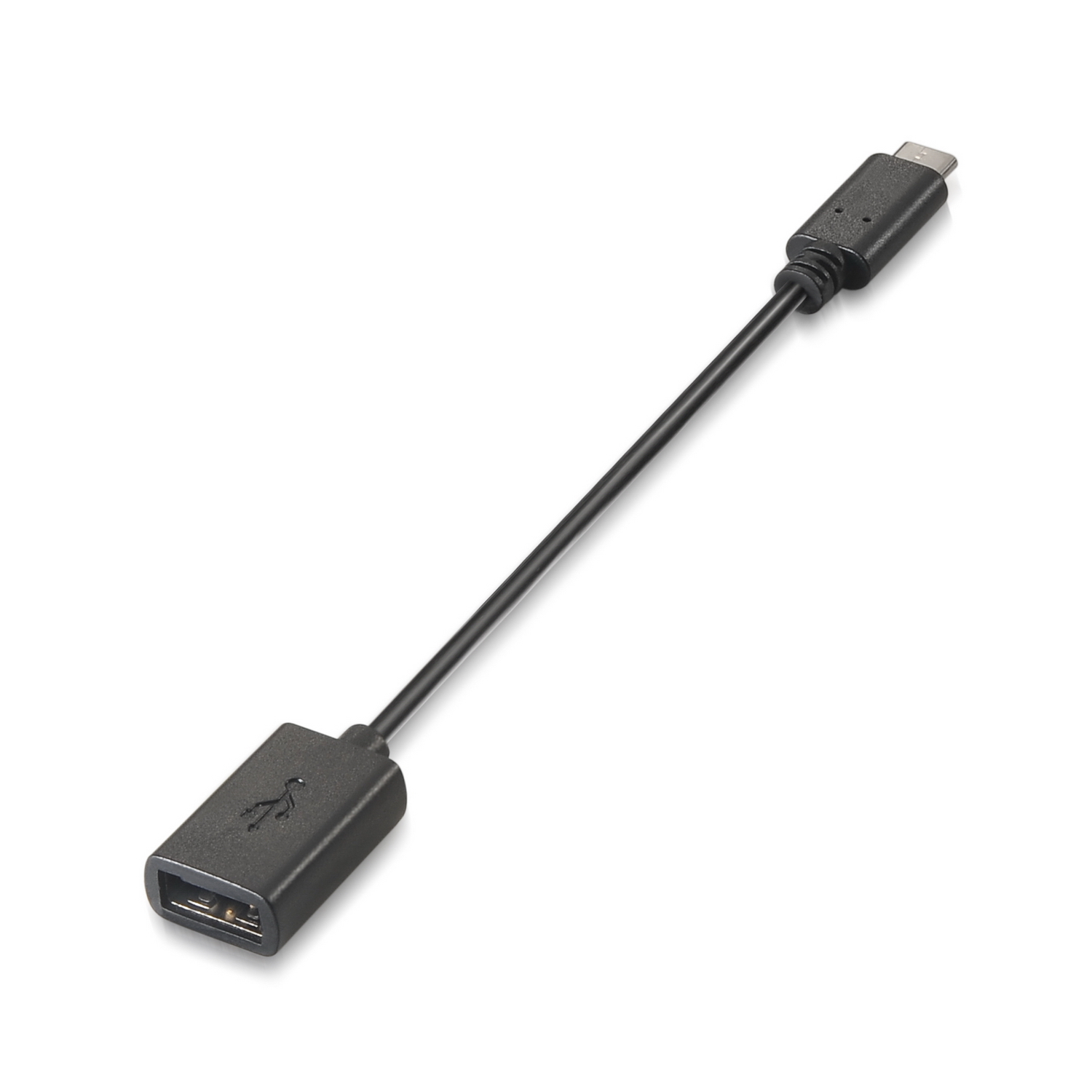Câble Aisens USB 2.0 3A - Type USB-C/MA Femelle - 15cm - Couleur Noir
