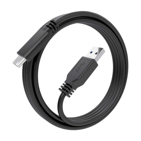 Câble Aisens USB 3.1 Gen2 10 Gbit/s - Connecteur USB-C vers USB-A - Charge jusqu'à 3 A - Transfert 10 Gbit/s - Compatible Thunderbolt 3 - Couleur Noir
