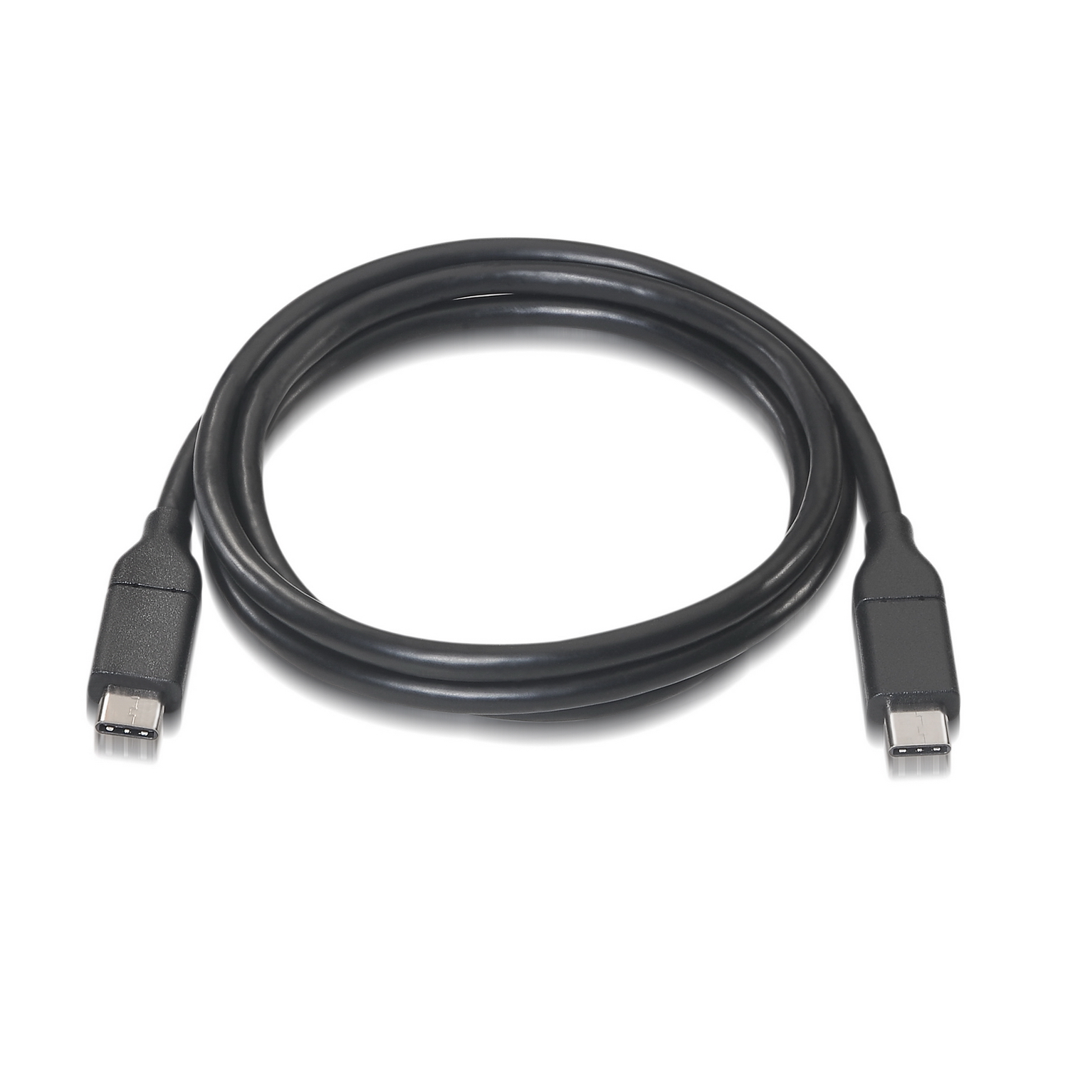 Câble Aisens USB 3.1 Gen2 10Gbps 3A - Type USB-C/M-USB-C/M - 1.0m - Couleur Noir