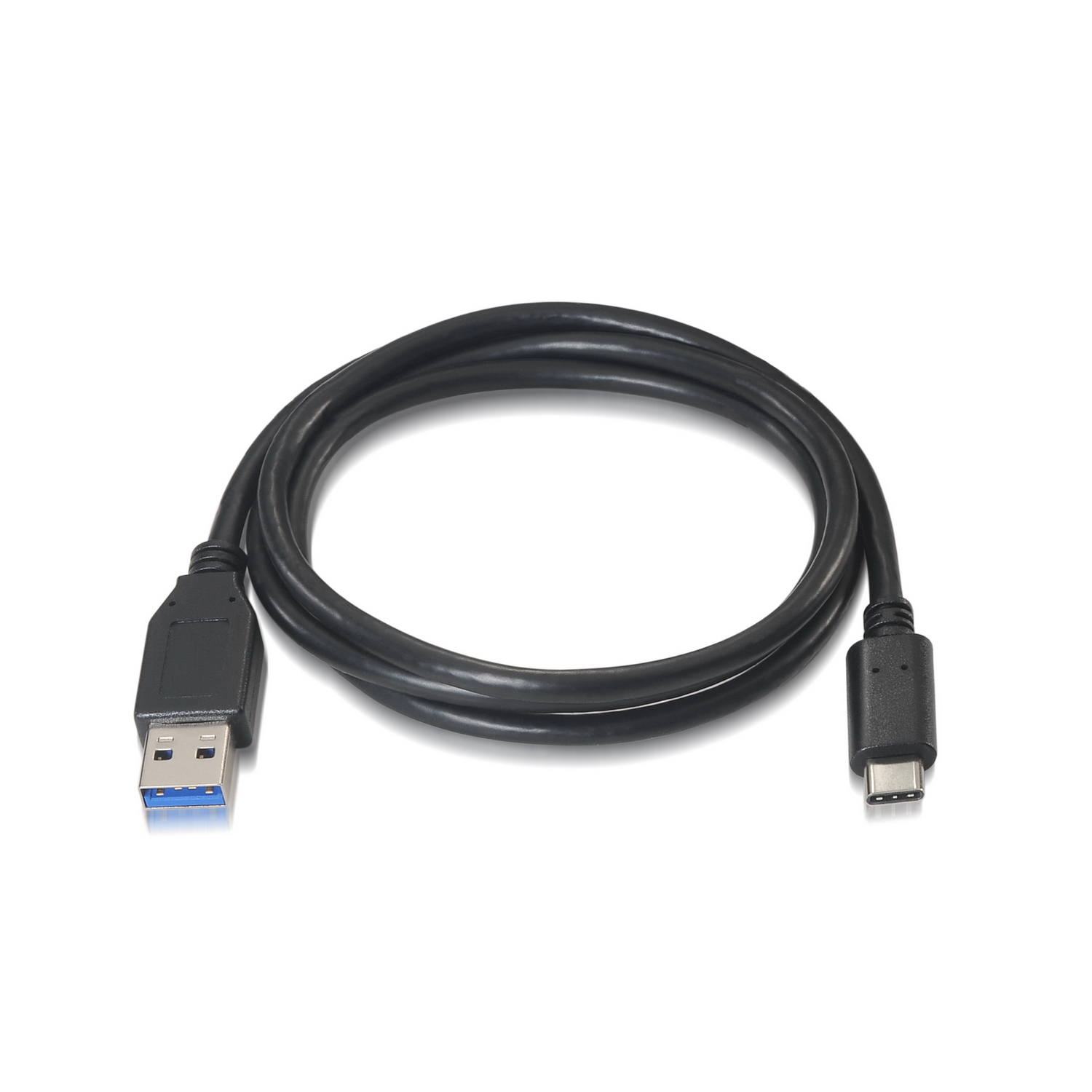 Câble Aisens USB 3.1 Gen2 10Gbps 3A - Type USB-C/MA Mâle - 1.0m - Couleur Noir