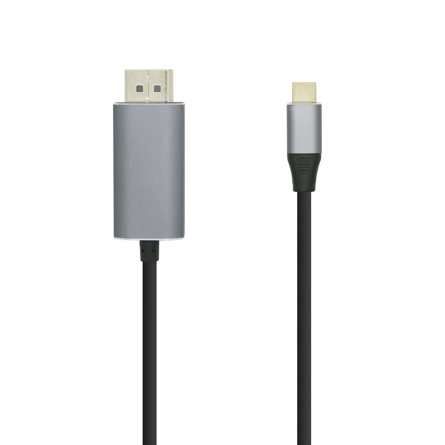 Câble convertisseur Aisens USB-C vers Displayport 4K@60HZ - USB-C/M-DP/M - 0.8M - Couleur noire