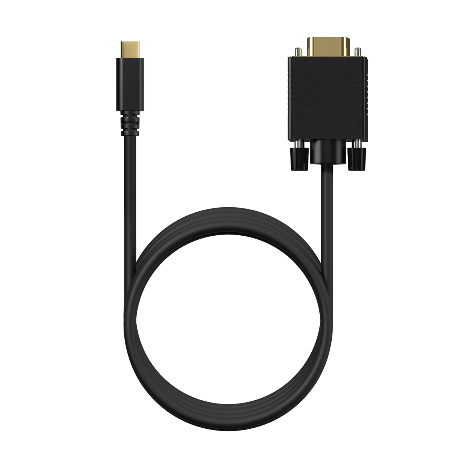 Câble convertisseur Aisens USB-C vers VGA - USB-C/M-Hdb15/H - 1,8 m - Couleur noire