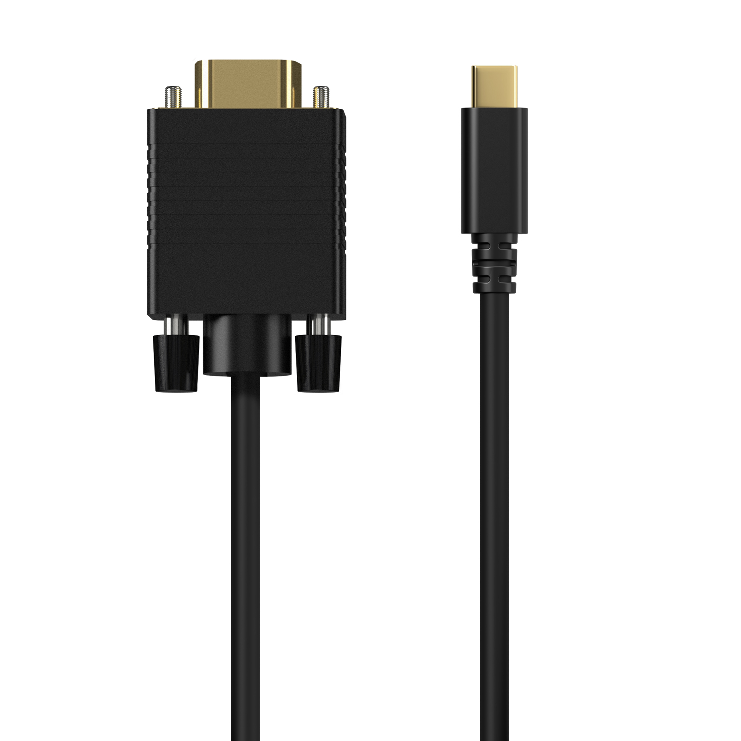 Câble convertisseur Aisens USB-C vers VGA - USB-C/M-Hdb15/H - 1,8 m - Couleur noire