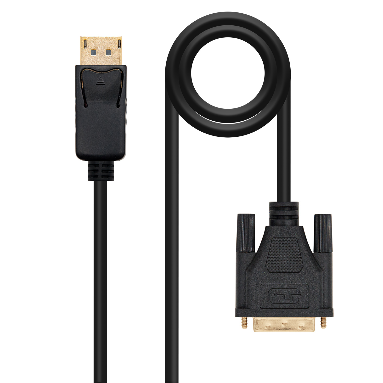 Câble Convertisseur Nanocable Displayport/MA Dvi/M - 1.0m - Couleur Noir