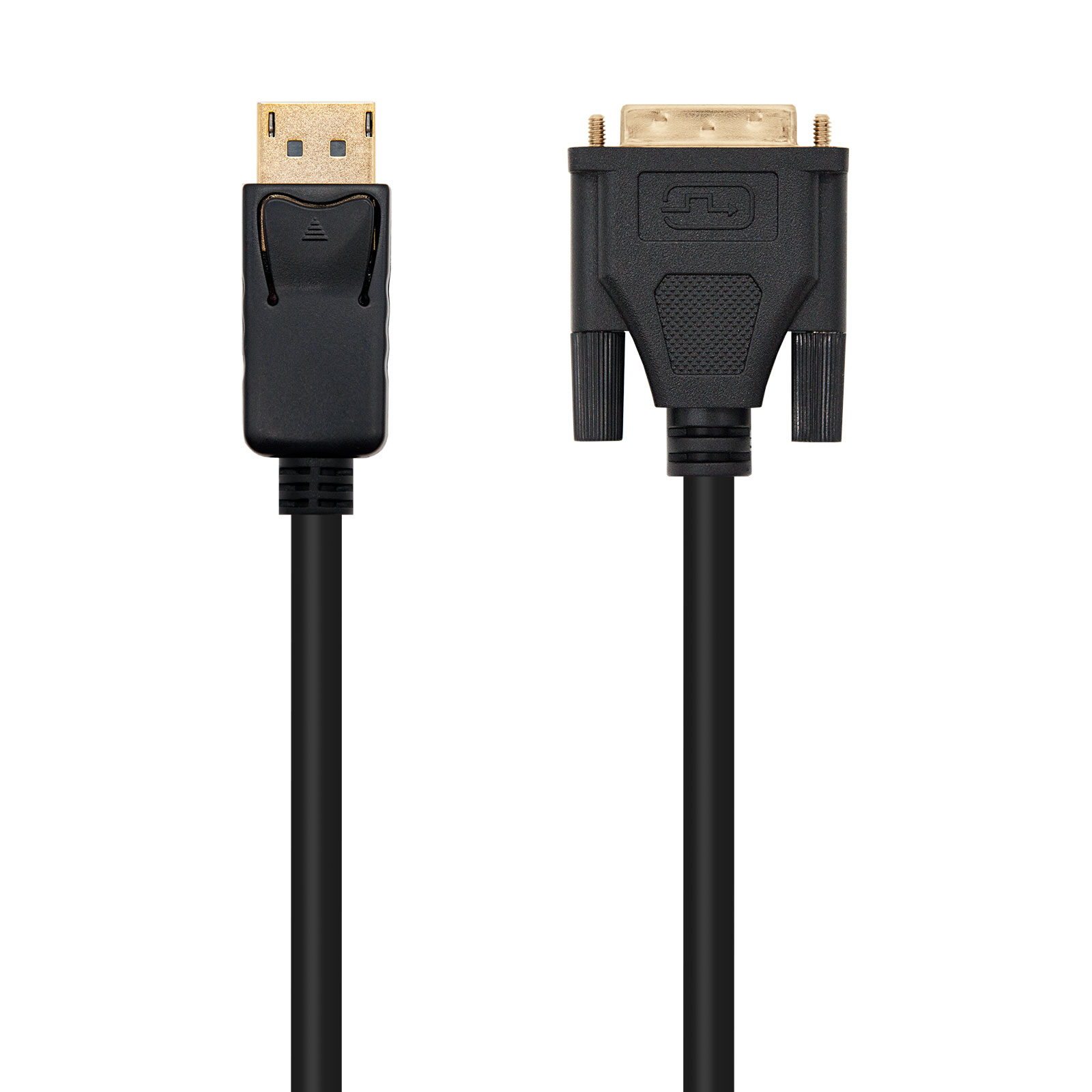 Câble convertisseur Nanocable DisplayPort mâle vers DVI mâle 2m - Couleur noire