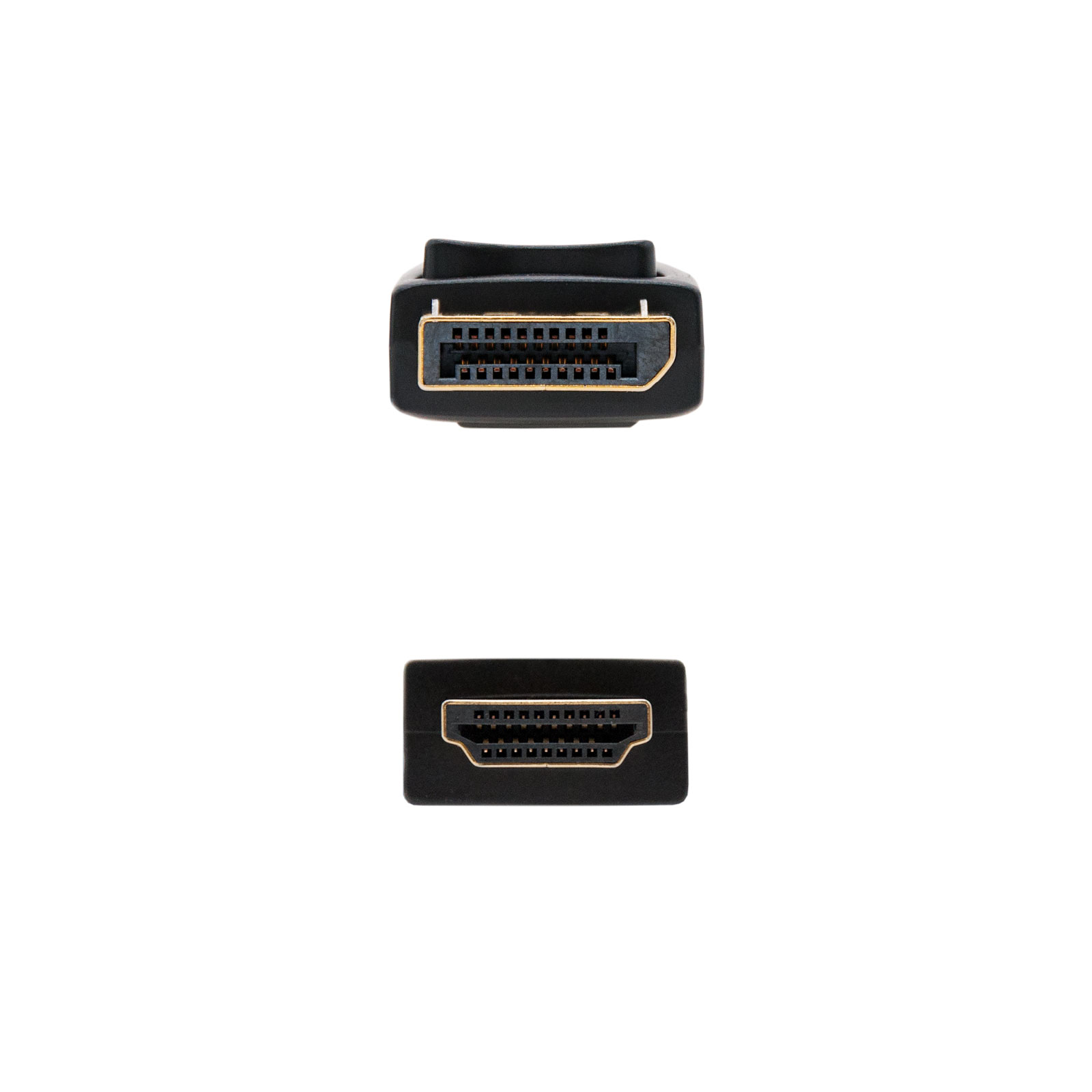 Câble convertisseur Nanocable DisplayPort mâle vers HDMI mâle 2m - Couleur noire
