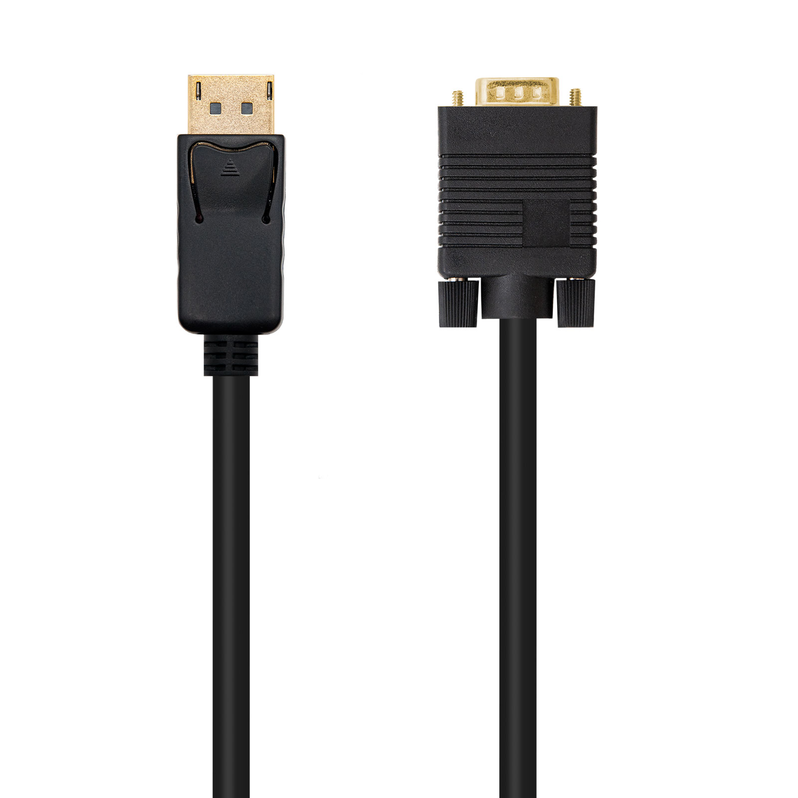 Câble convertisseur Nanocable DisplayPort mâle vers VGA mâle 2m - Couleur noire