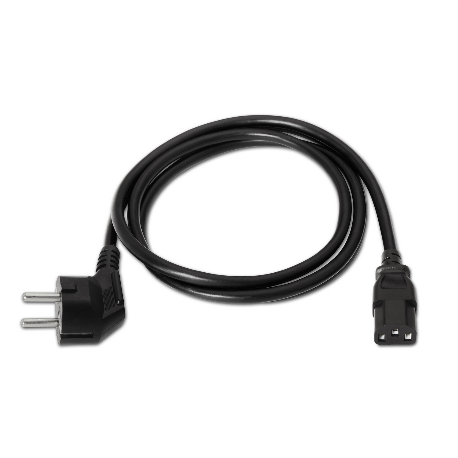 Câble d'Alimentation CPU Aisens - CEE7/M-C13/H - 1.5m - 100% Cuivre Pur AWG18 - Couleur Noir