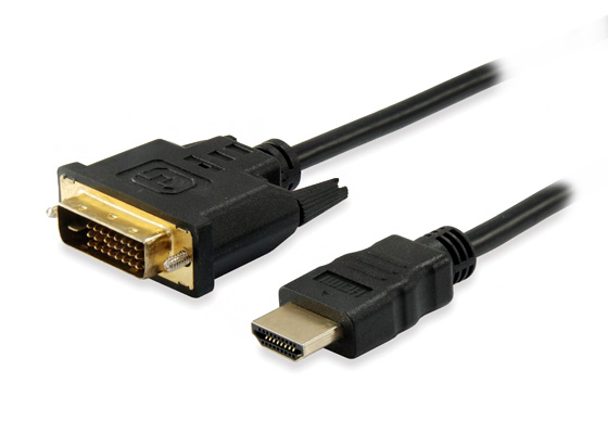 Câble d'équipement DVI-D 24+1 vers HDMI Mâle/Mâle 1.8m