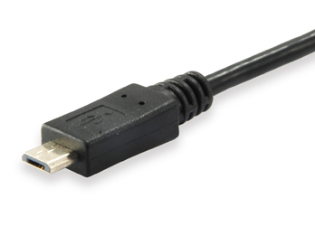 Câble USB-A Mâle vers Micro USB-B Mâle 2.0 avec Ferrite - Longueur 1 m.