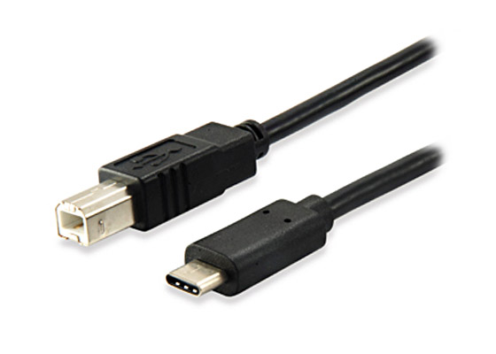 Câble USB-B Mâle vers USB-C Mâle 2.0 1m