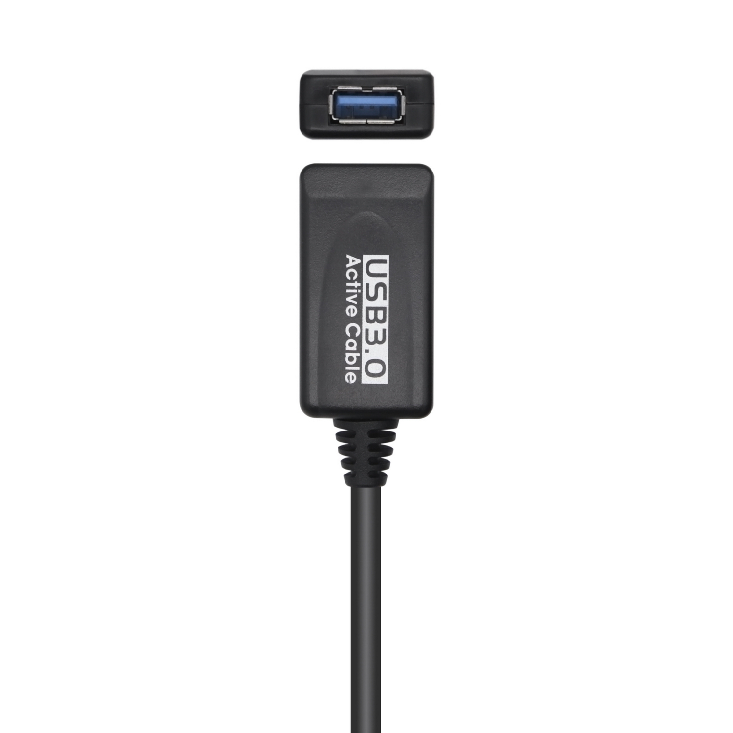 Câble d'extension Aisens USB 3.0 avec amplificateur - Type A/MA/H - 5,0 m - Couleur noire