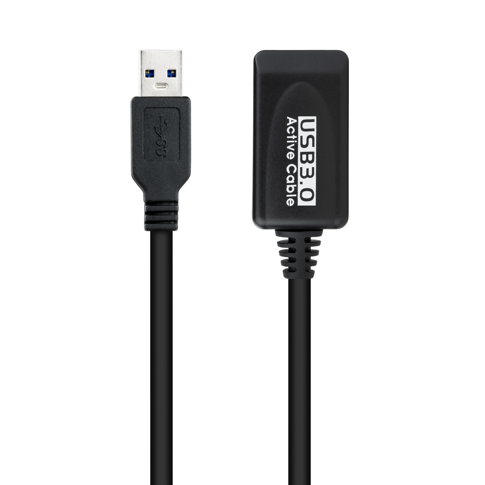 Câble d'extension Nanocable avec amplificateur USB-A 3.0 Mâle vers USB-A Femelle 10m