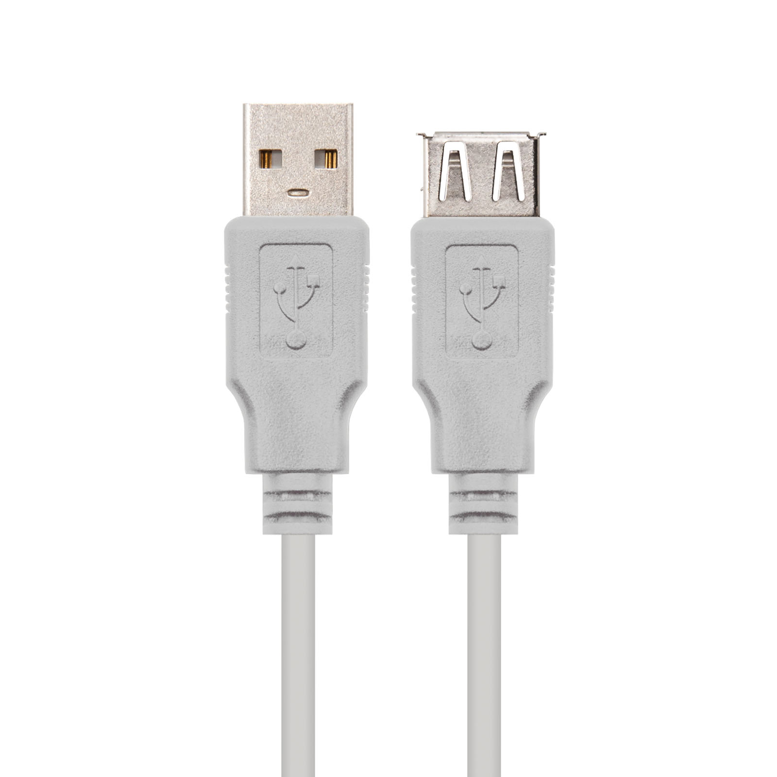 Câble d'extension Nanocable USB-A 2.0 Mâle vers USB-A Femelle 1.80m