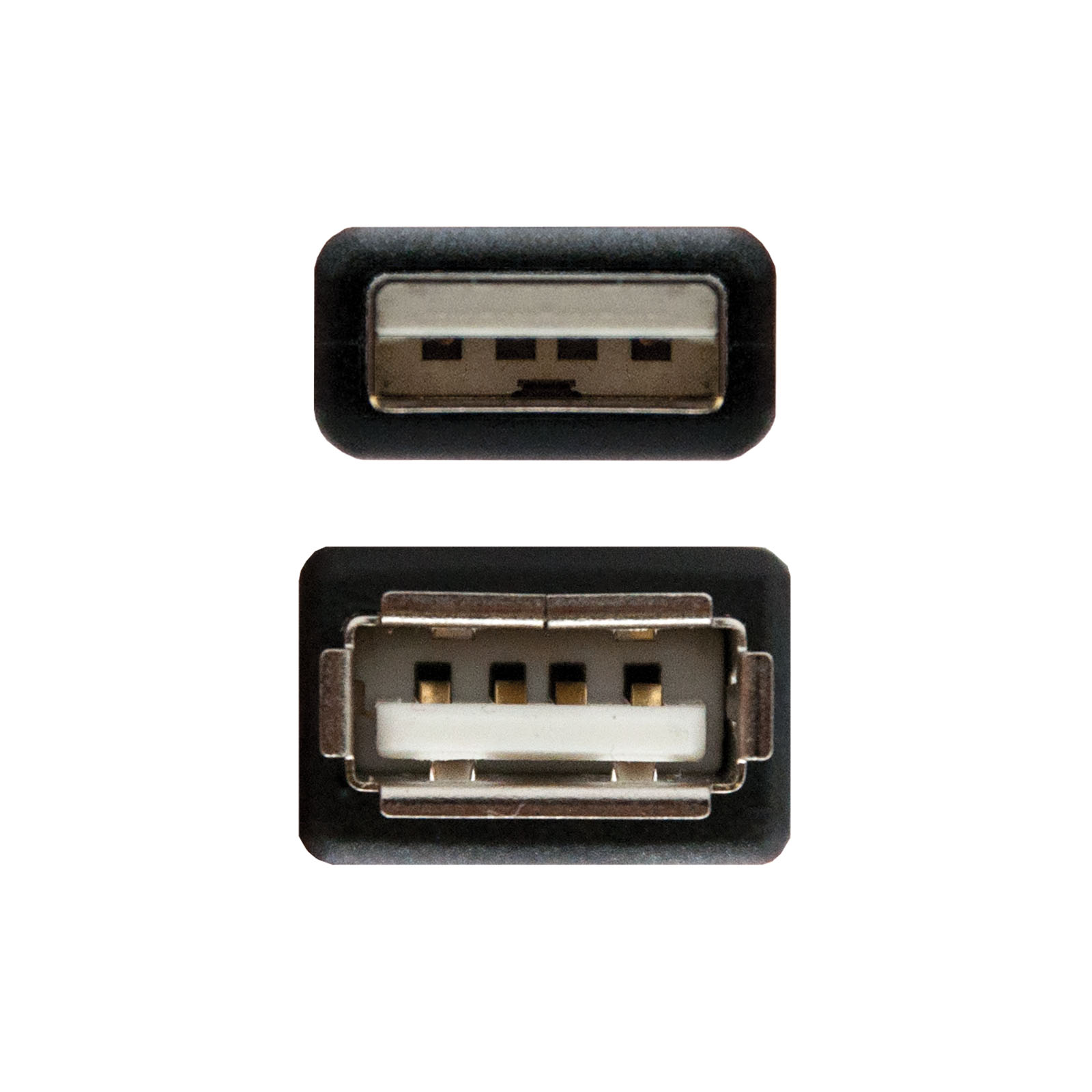 Câble d'extension Nanocable USB-A 2.0 Mâle vers USB-A Femelle 1.80m