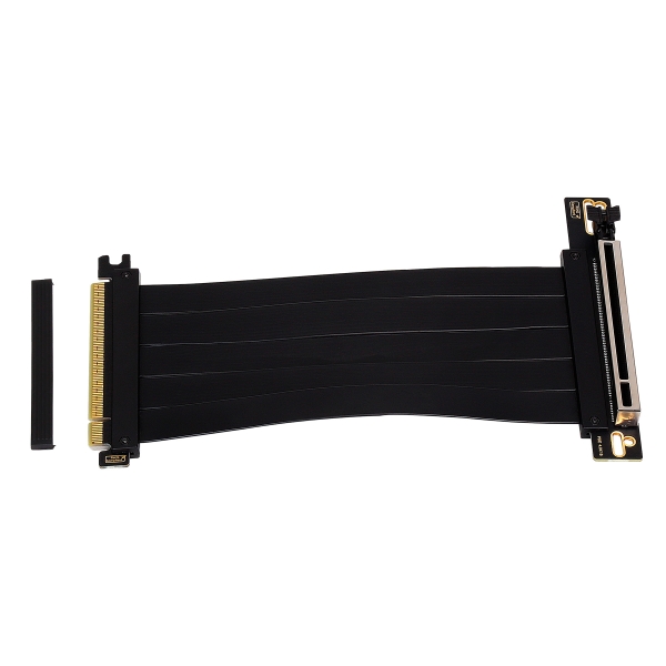 Câble d'extension Riser Flexible PCIe 4.0 x16 Aisens - Blindage EMI - Longueur 17 cm - Couleur Noir