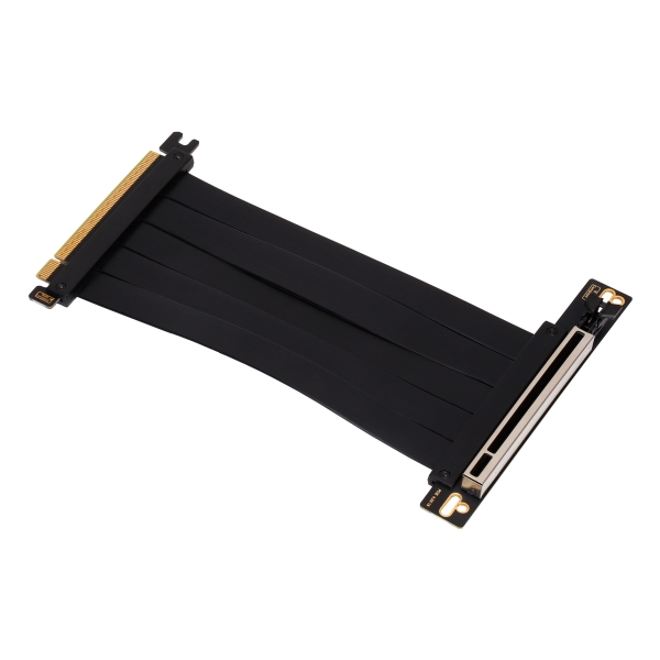 Câble d'extension Riser Flexible PCIe 4.0 x16 Aisens - Blindage EMI - Longueur 17 cm - Couleur Noir