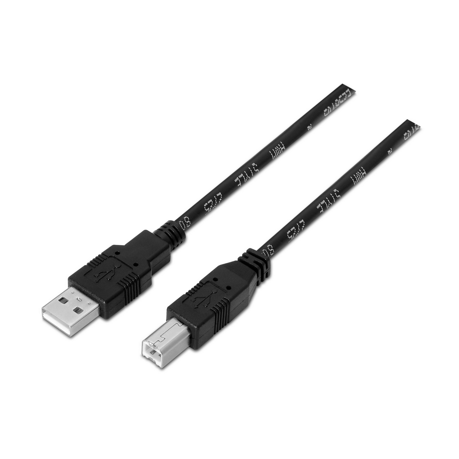 Câble d'imprimante Aisens USB 2.0 - Type A mâle vers Type B mâle - 1,0 m - Couleur noire