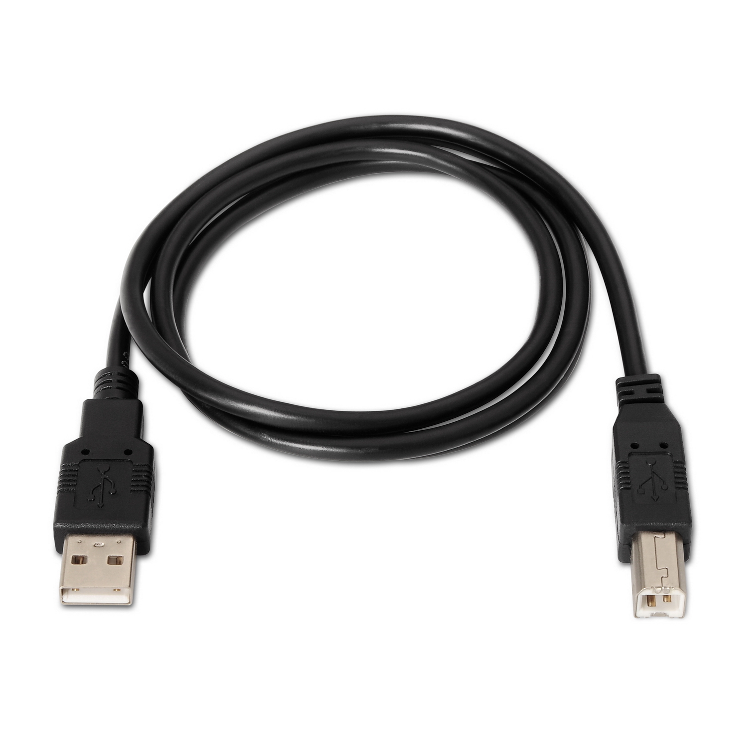 Câble d'imprimante Aisens USB 2.0 - Type A mâle vers Type B mâle - 1,8 m - Couleur noire