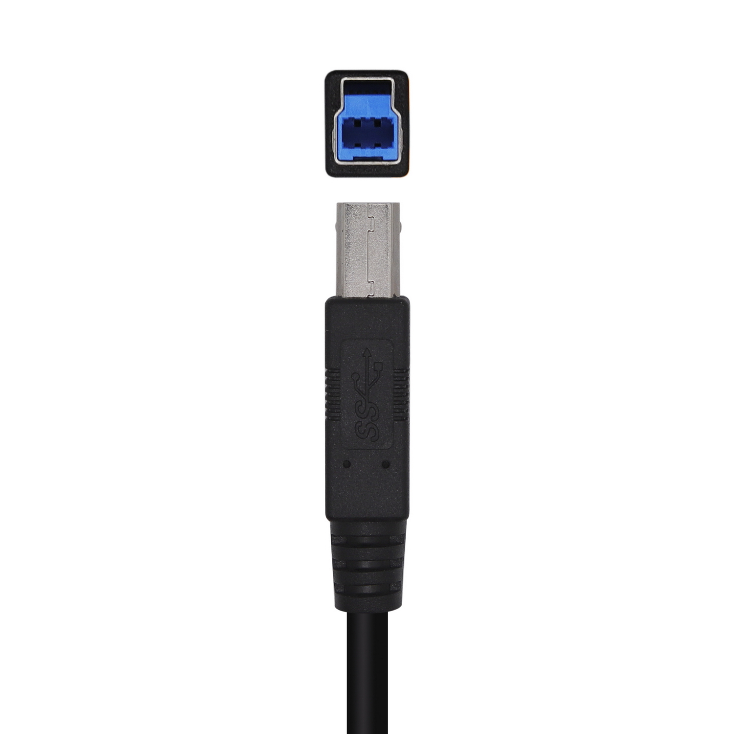 Câble d'imprimante Aisens USB 3.0 Type A/MB/M - 2.0M - Couleur noire