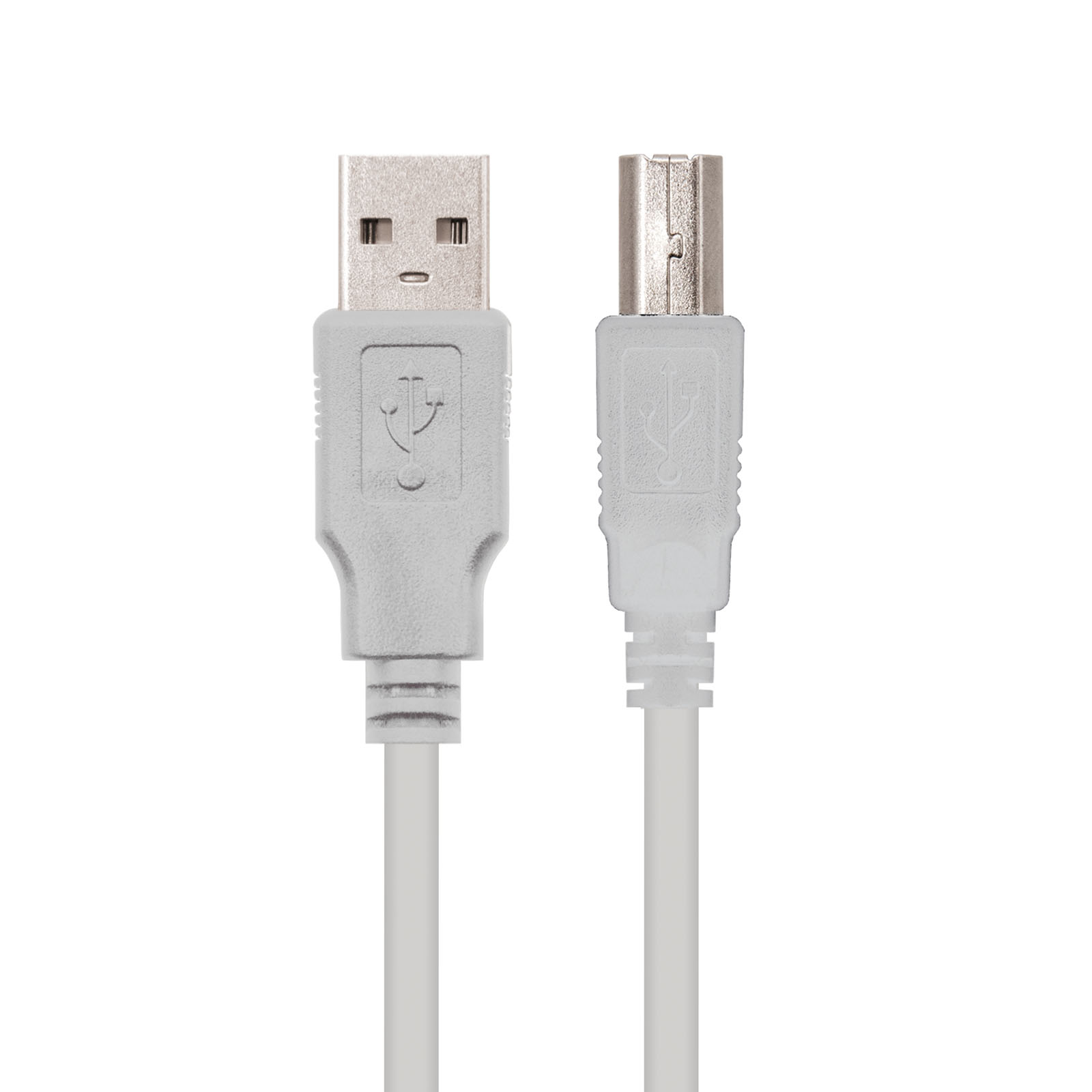 Câble d'imprimante Nanocable USB-A 2.0 Mâle vers USB-B Mâle 1m