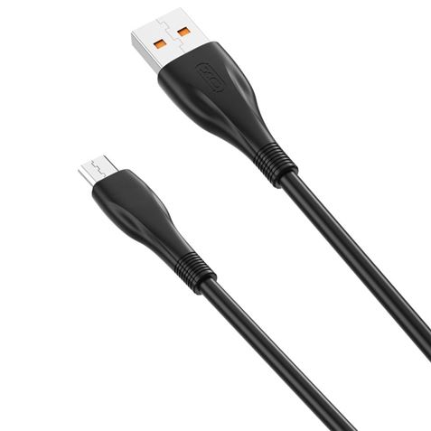Câble de Charge Rapide USB XO NB185 - Micro USB - 6A - 1m - Noir