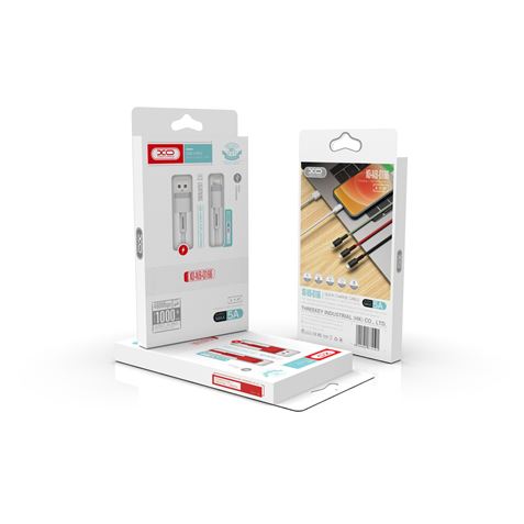 Câble de Charge Rapide USB XO NBQ166 - Type C - 5A - 1m - Blanc