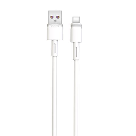 Câble de Charge Rapide USB XO NBQ166 - Type C - 5A - 1m - Blanc