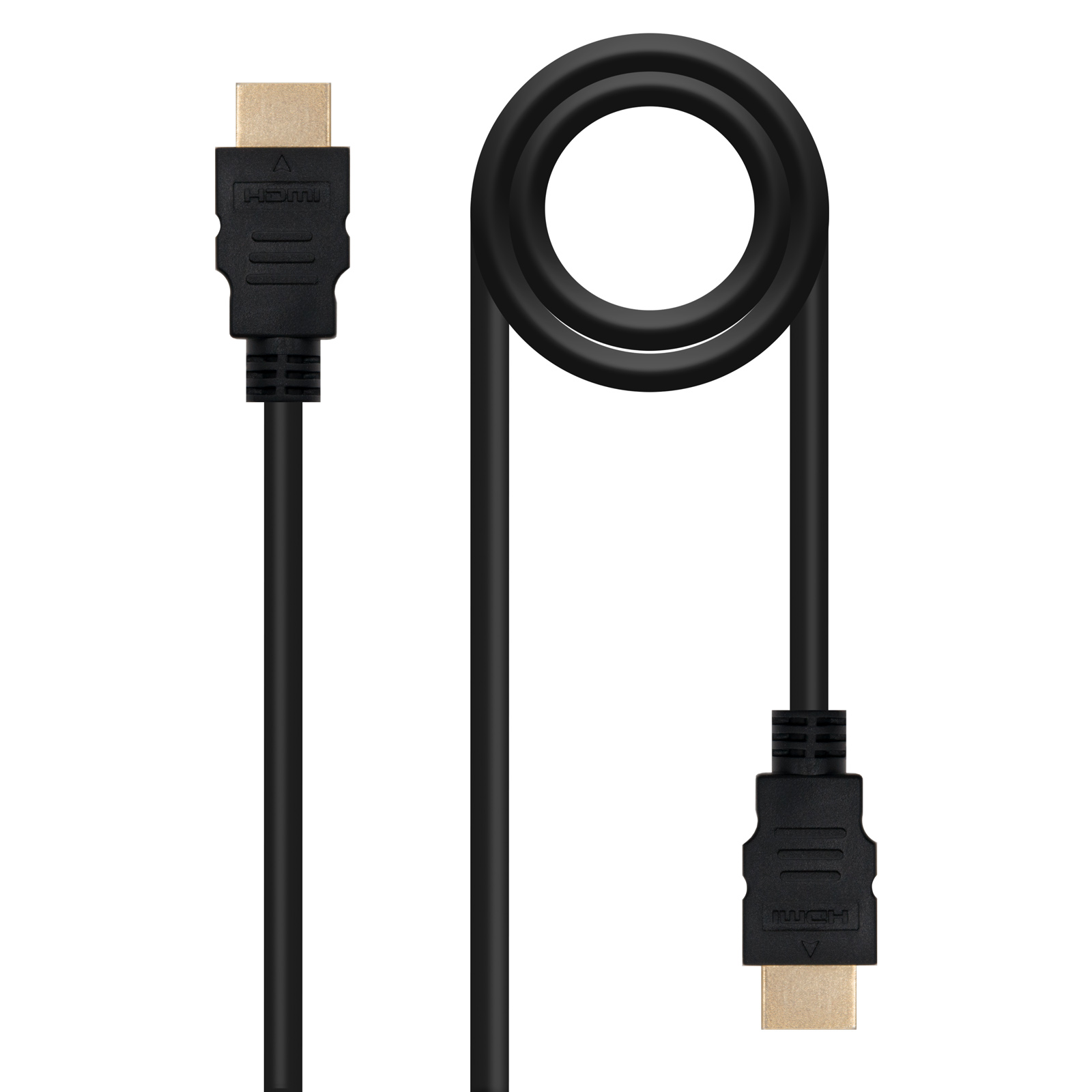 Câble HDMI Haute Vitesse Nanocable / HEC - A/MA/M - 1.5m - Couleur Noir