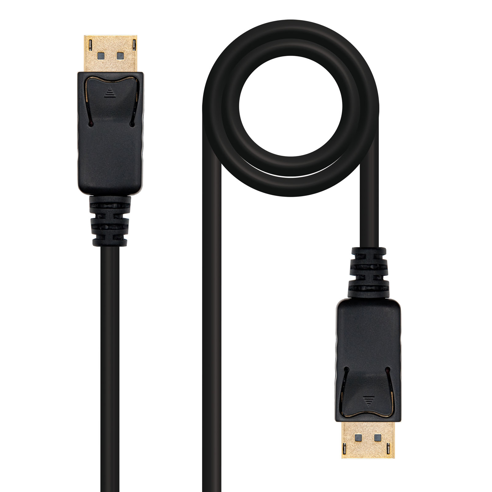 Câble Nanocable DisplayPort Male vers DisplayPort Male 2m - Couleur Noir