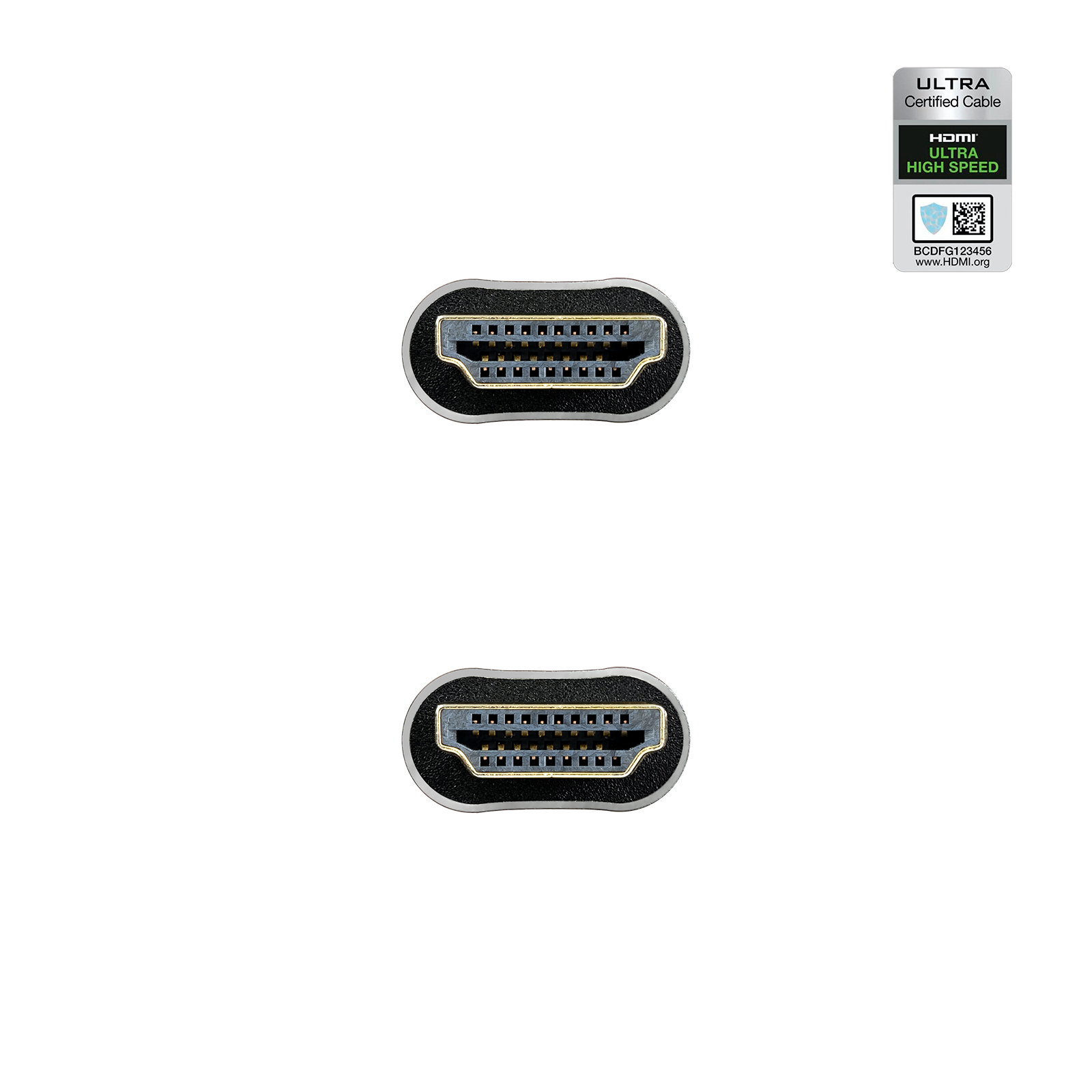 Câble Nanocable HDMI 2.1 Certifié Ultra HS MM 2m - Couleur Noir