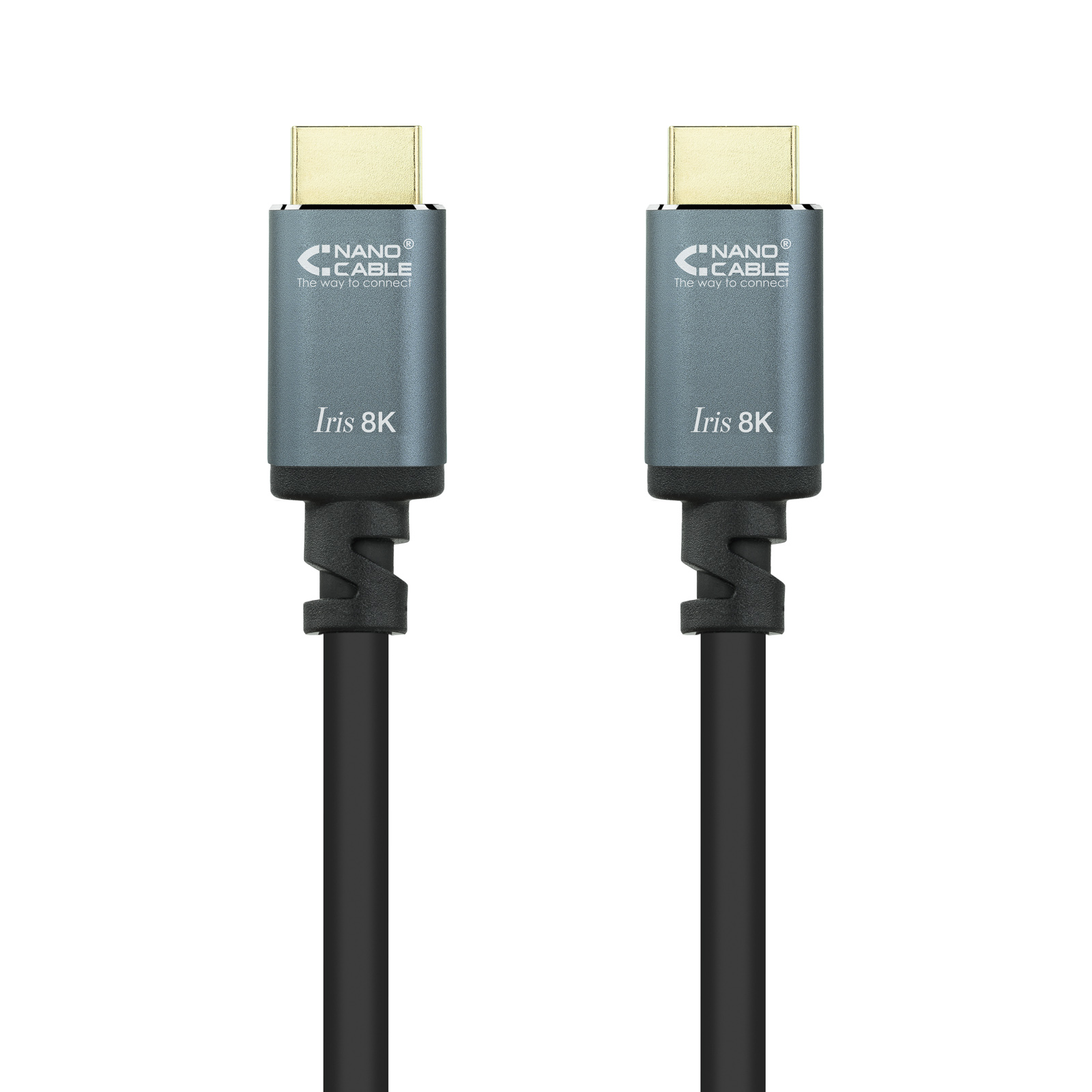 Câble Nanocable HDMI 2.1 Iris 8K A/MA/M - 5 m - Noir